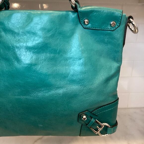 Michael Kors Fallon Zip Tosca Leather Satchel Shoulder Bag - Picture 5 of 14